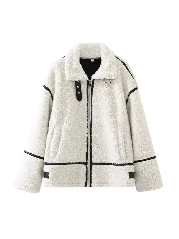 Damen Jacke Wolle Lässig