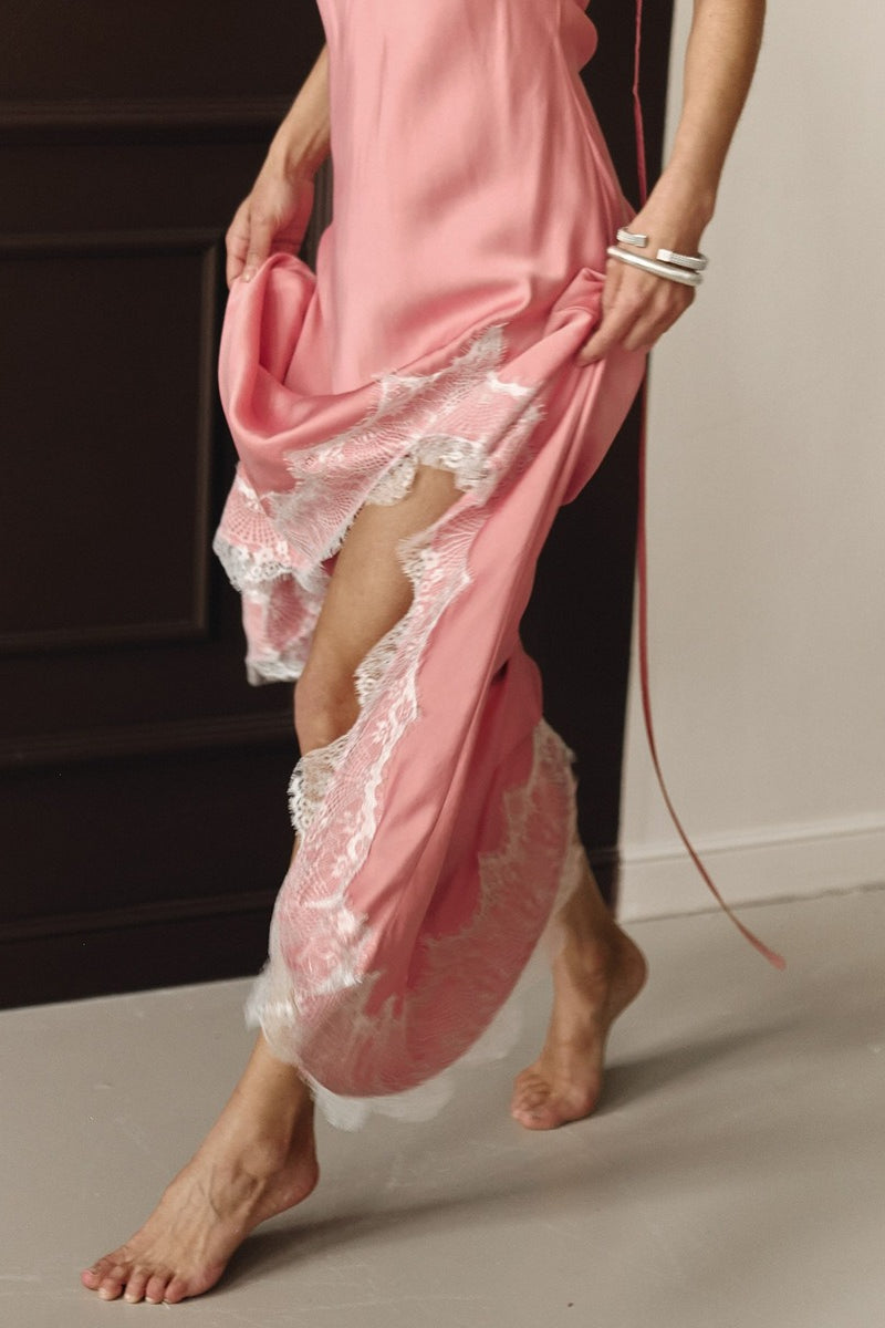 Damen Kleid Asymmetrisch Maxi Schulterfrei Hochzeitsgast 4