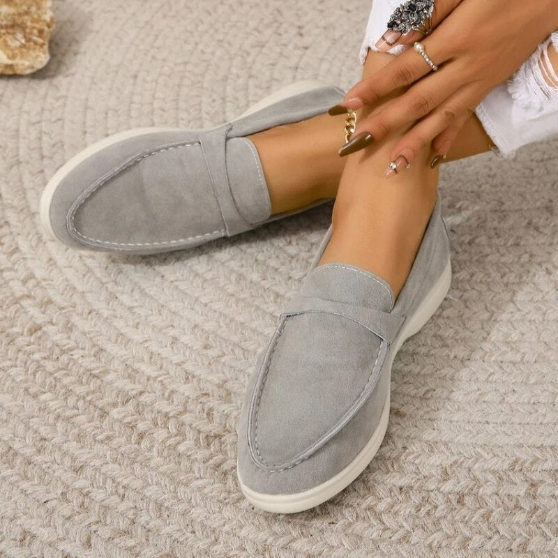 Women's Loafer Suede Elegant Slipper Slip-Ons