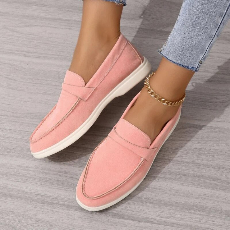 Women's Loafer Suede Elegant Slipper Slip-Ons