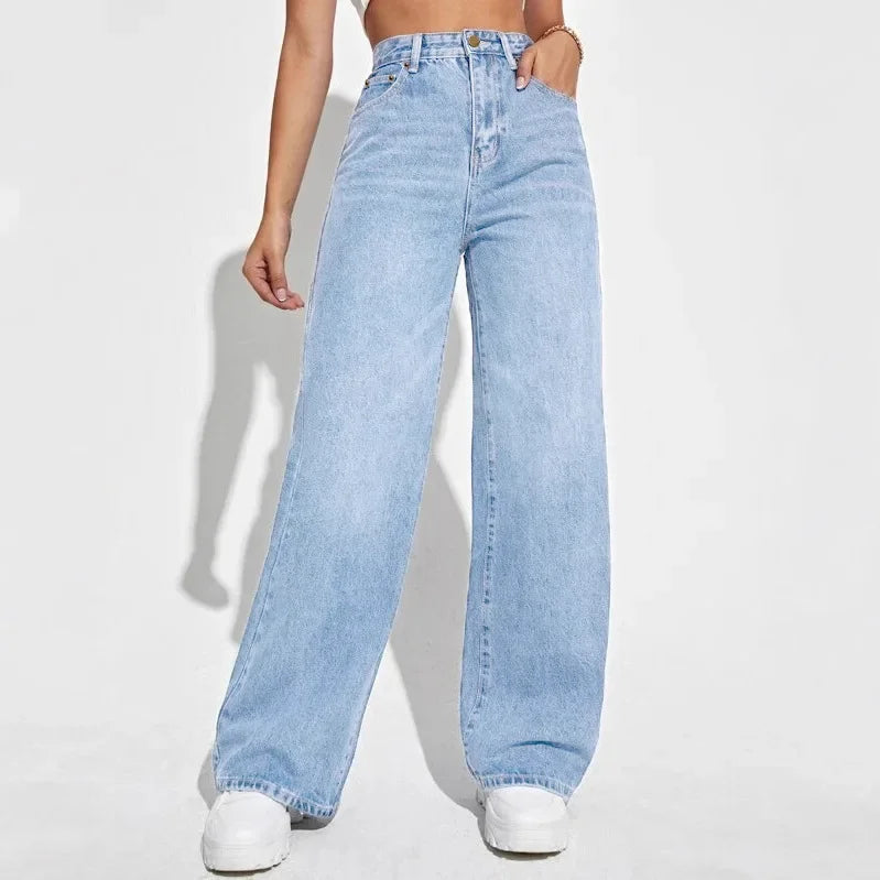 Women's Mom Jeans High Waisted Denim