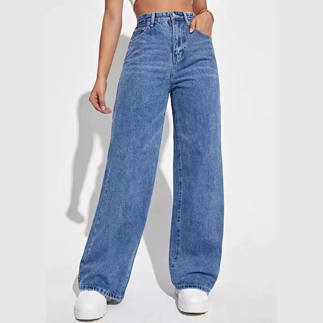 Women's Mom Jeans High Waisted Denim