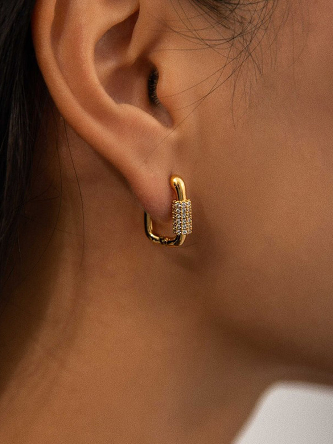 Damen Ohrringe Chubby Diamant Design 0