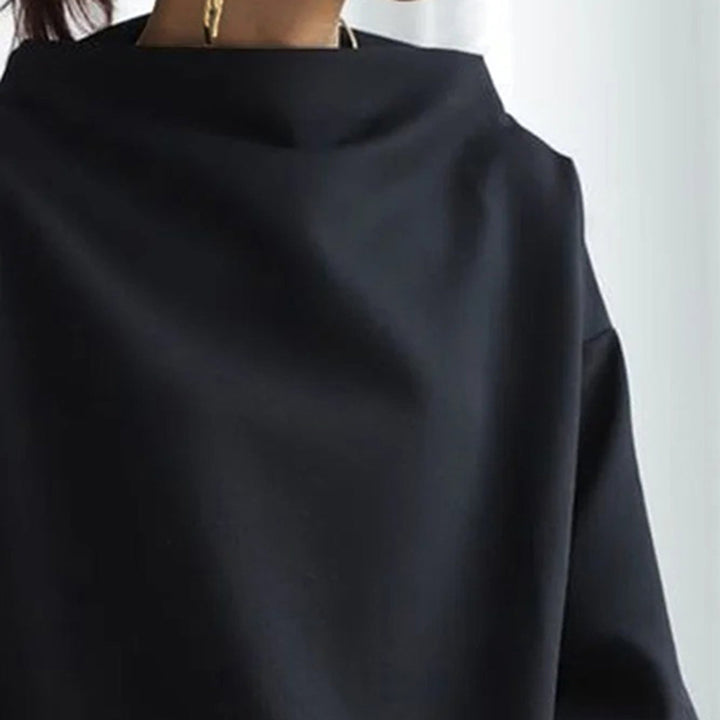 Pull-over à col roulé oversize pour femmes en matériaux de haute qualité – Pulls chauds pour femmes
