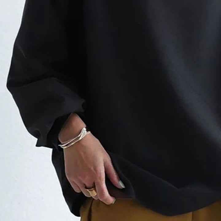 Pull-over à col roulé oversize pour femmes en matériaux de haute qualité – Pulls chauds pour femmes