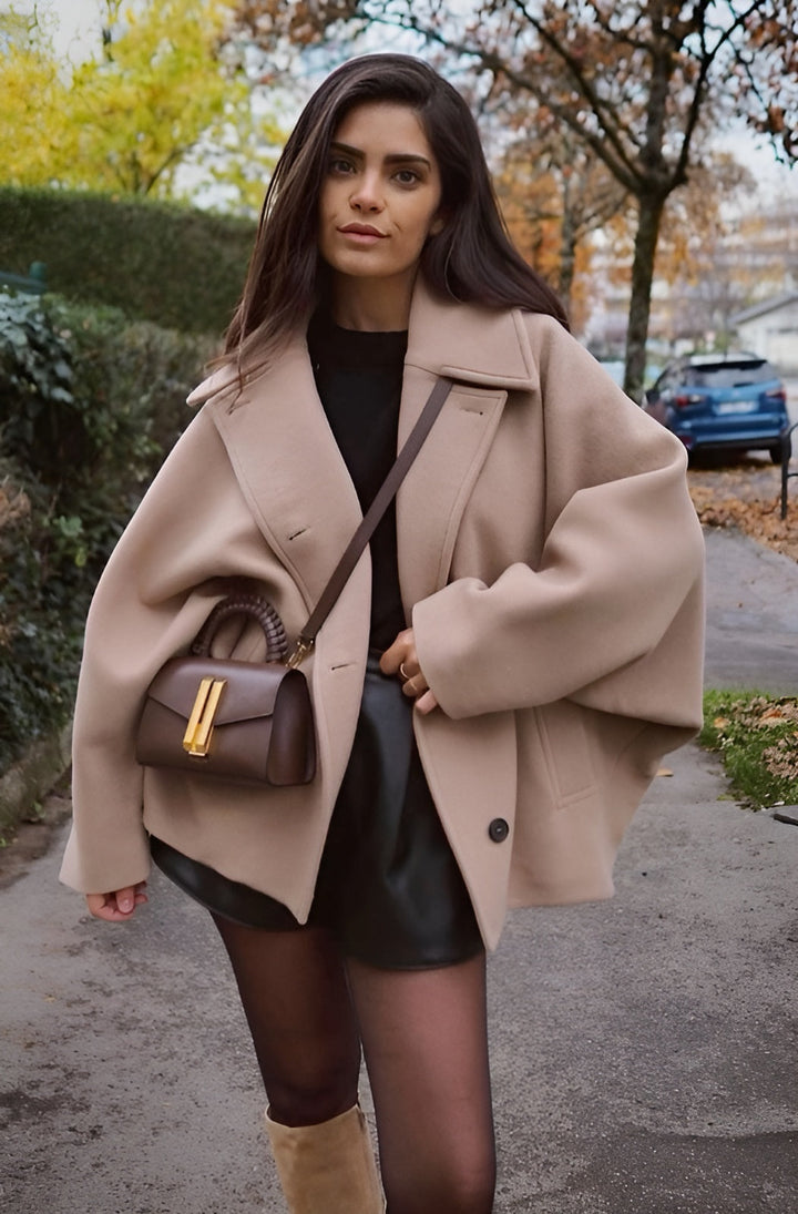 Veste oversize femme laine tendance