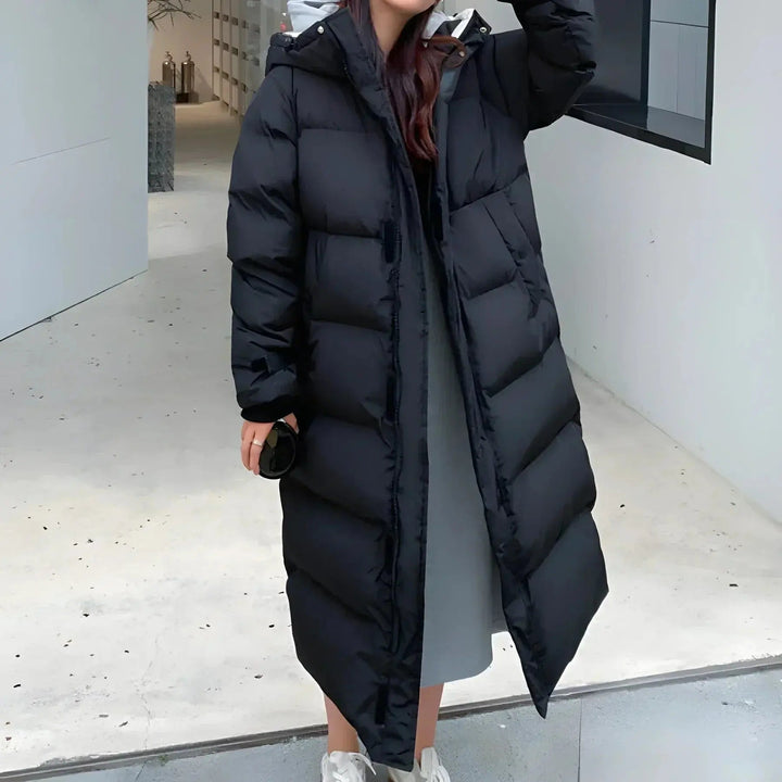 Damen Parka-Mantel aus Hochwertigen Materialien für Kalte Temperaturen