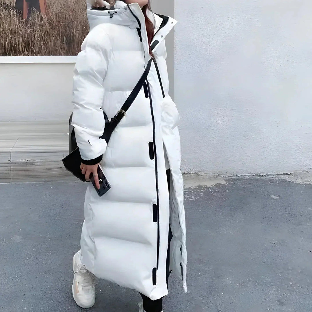 Damen Parka-Mantel aus Hochwertigen Materialien für Kalte Temperaturen