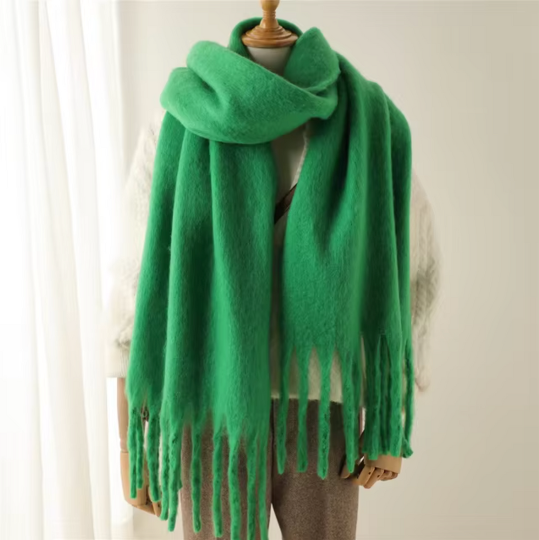 Damen Pashmina Schal mit Fransen – Eleganter Winter Schal für Vielseitige Styles