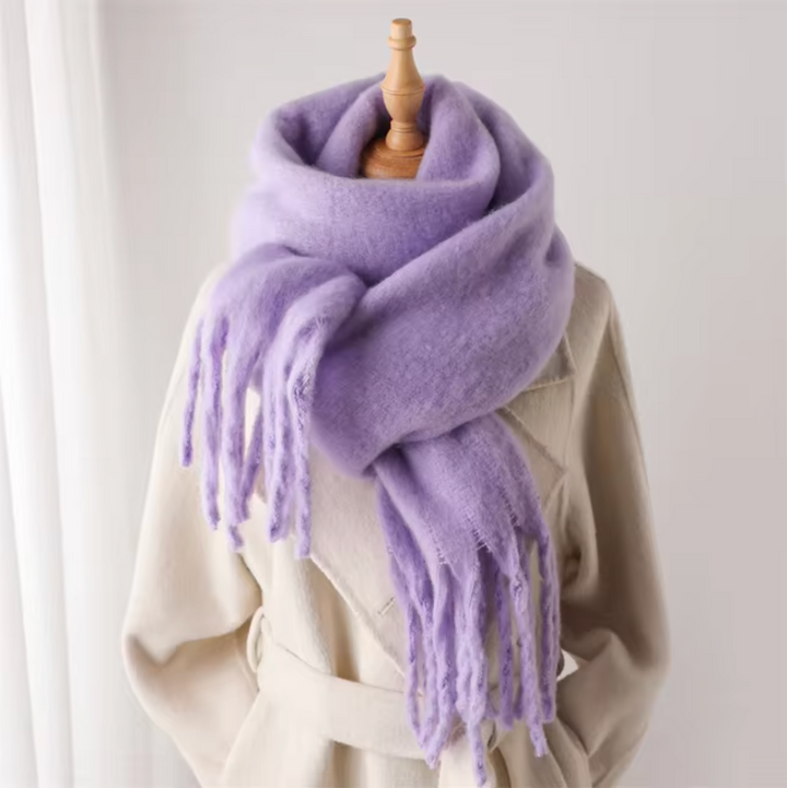 Damen Pashmina Schal mit Fransen – Eleganter Winter Schal für Vielseitige Styles