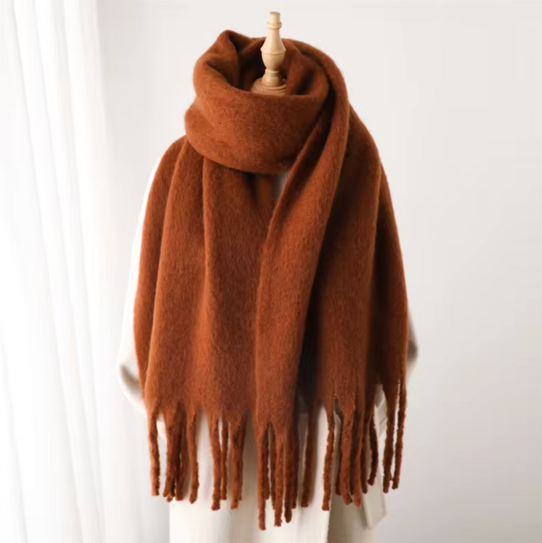Damen Pashmina Schal mit Fransen – Eleganter Winter Schal für Vielseitige Styles