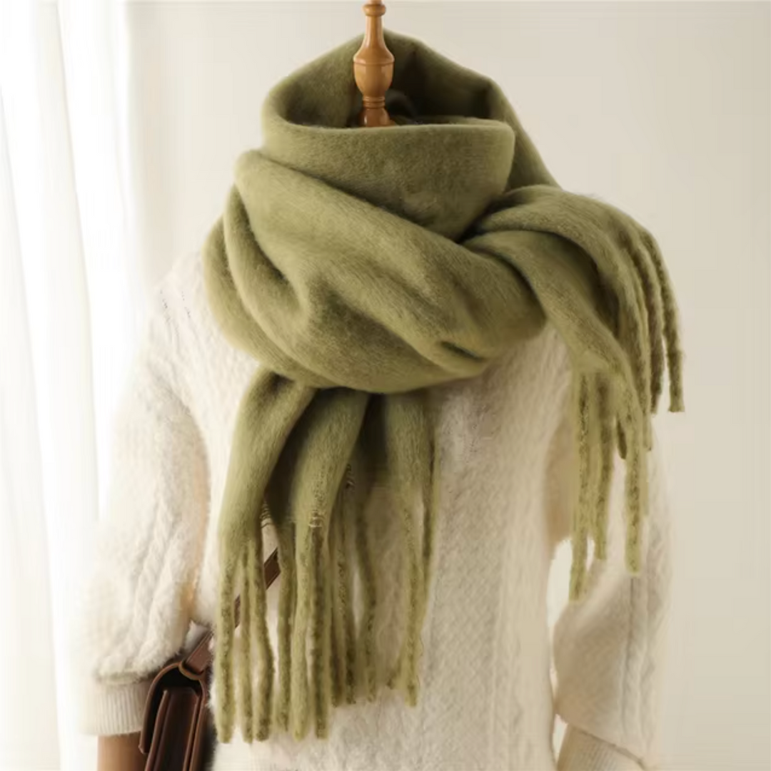 Damen Pashmina Schal mit Fransen – Eleganter Winter Schal für Vielseitige Styles