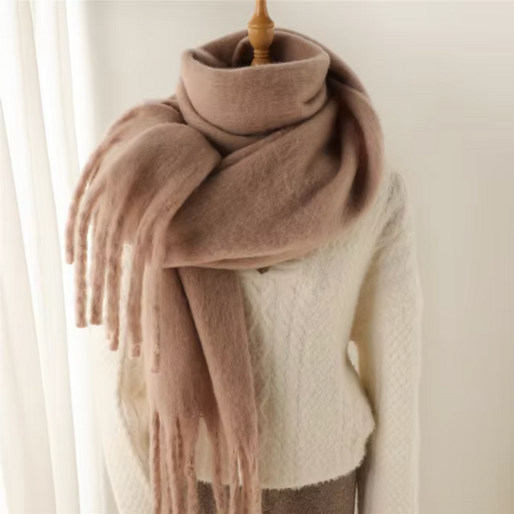 Damen Pashmina Schal mit Fransen – Eleganter Winter Schal für Vielseitige Styles