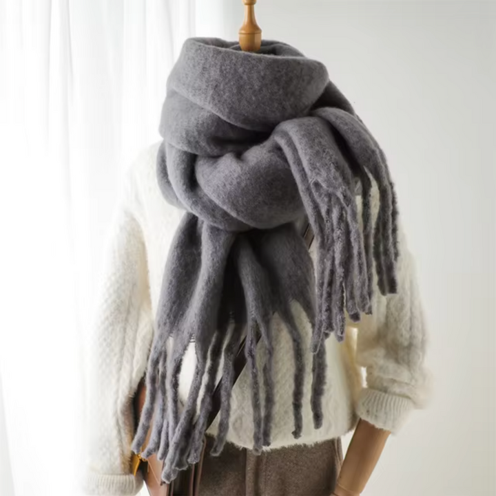 Damen Pashmina Schal mit Fransen – Eleganter Winter Schal für Vielseitige Styles