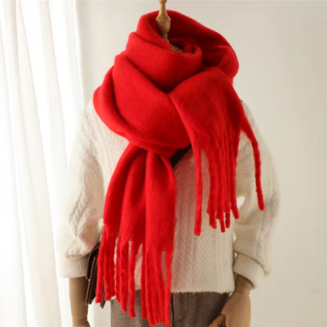 Damen Pashmina Schal mit Fransen – Eleganter Winter Schal für Vielseitige Styles