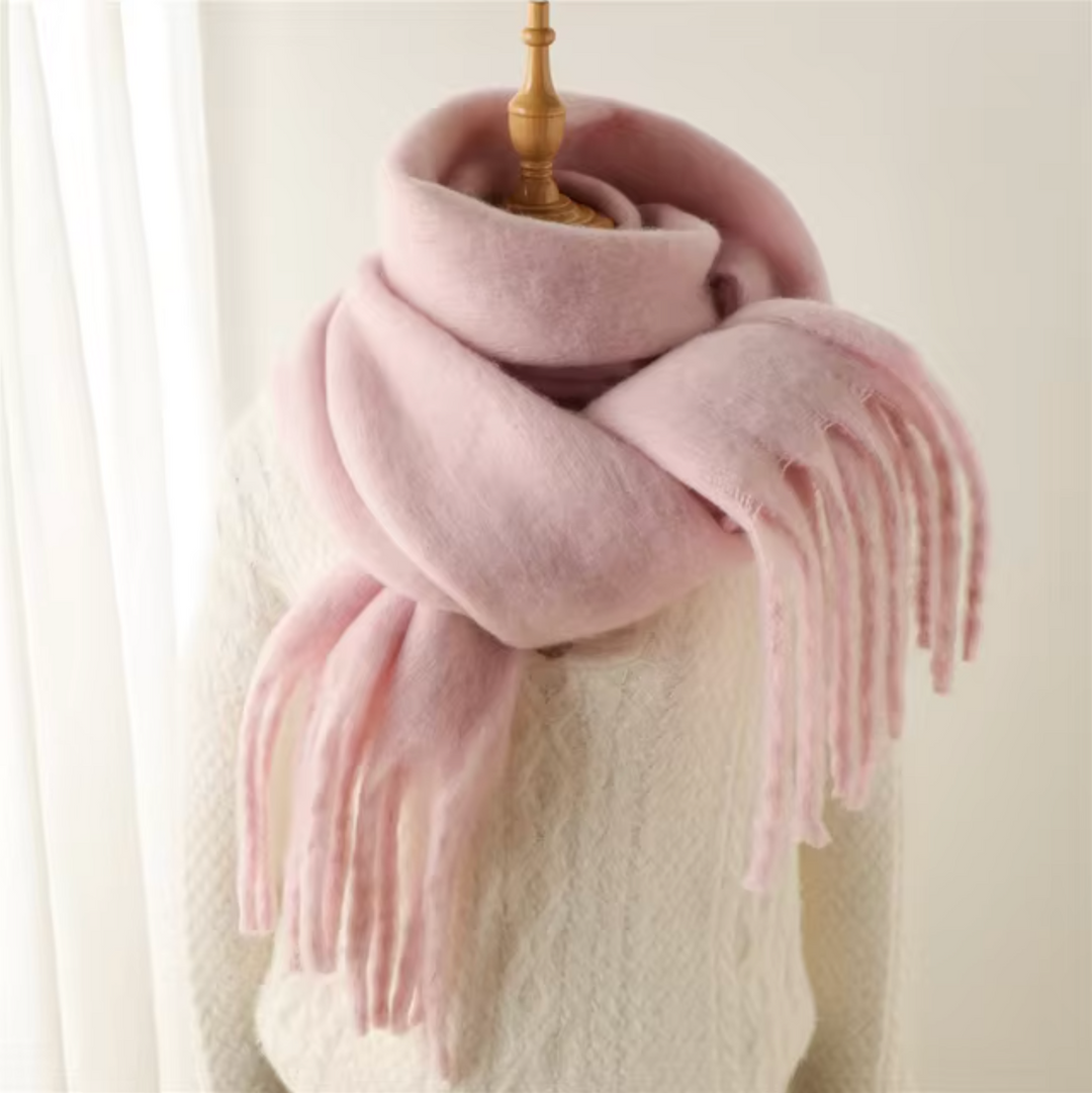Damen Pashmina Schal mit Fransen – Eleganter Winter Schal für Vielseitige Styles
