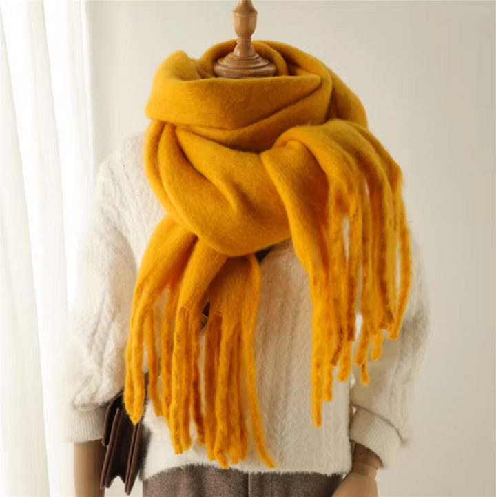 Damen Pashmina Schal mit Fransen – Eleganter Winter Schal für Vielseitige Styles
