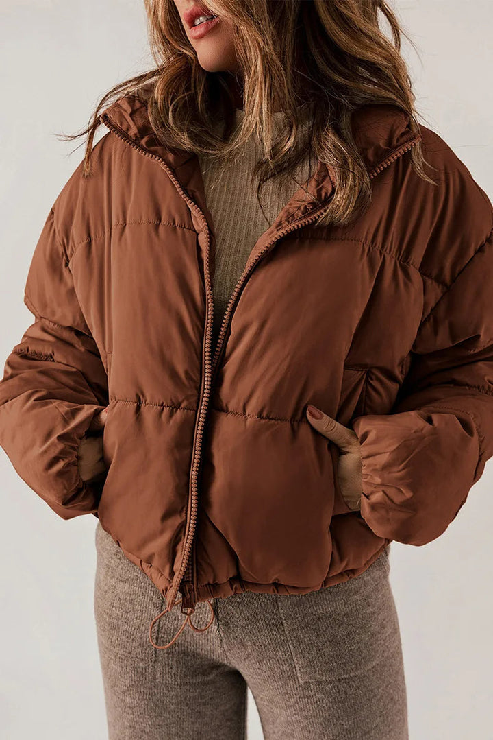 Women's Puffer Jacket Modern High-Quality Material
