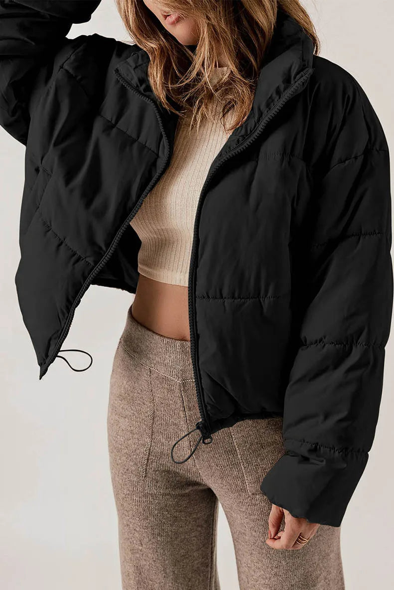 Women's Puffer Jacket Modern High-Quality Material