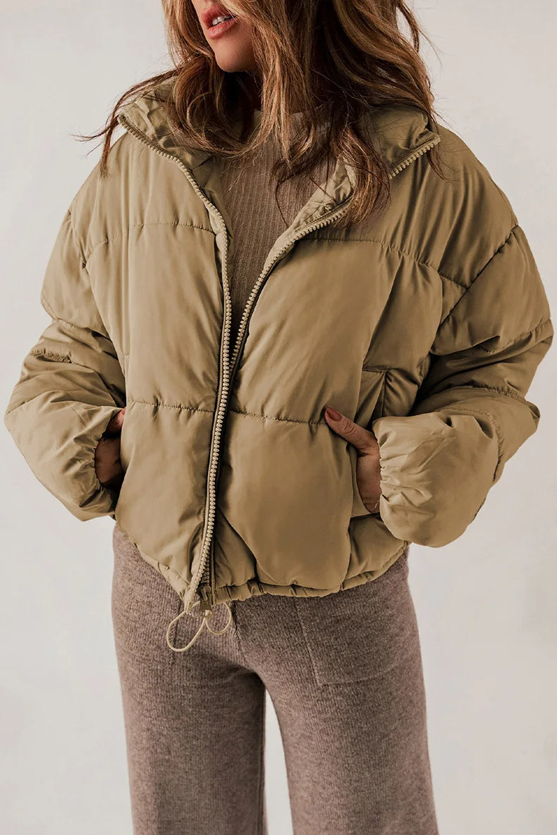 Women's Puffer Jacket Modern High-Quality Material