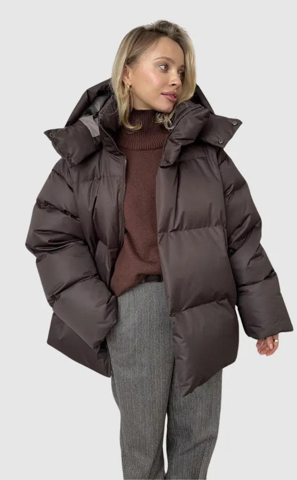 Damen Pufferjacke Modernes Design Wärme