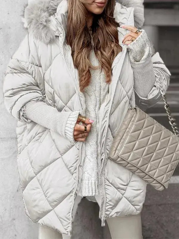 Damen Pufferjacke Warm Leicht Modern Stil