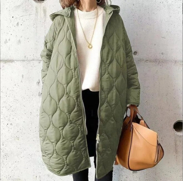 Damen Pufferjacke mit Kapuze Warm und Stilvoll