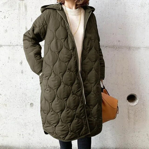 Damen Pufferjacke mit Kapuze Warm und Stilvoll