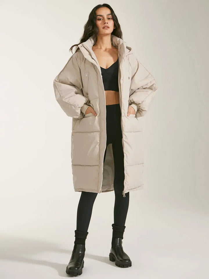 Damen Pufferparka mit Kapuze Urban Style