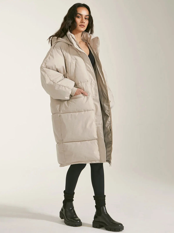 Damen Pufferparka mit Kapuze Urban Style