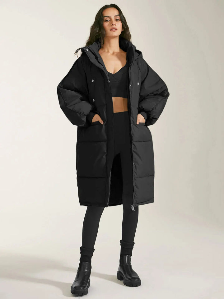 Damen Pufferparka mit Kapuze Urban Style