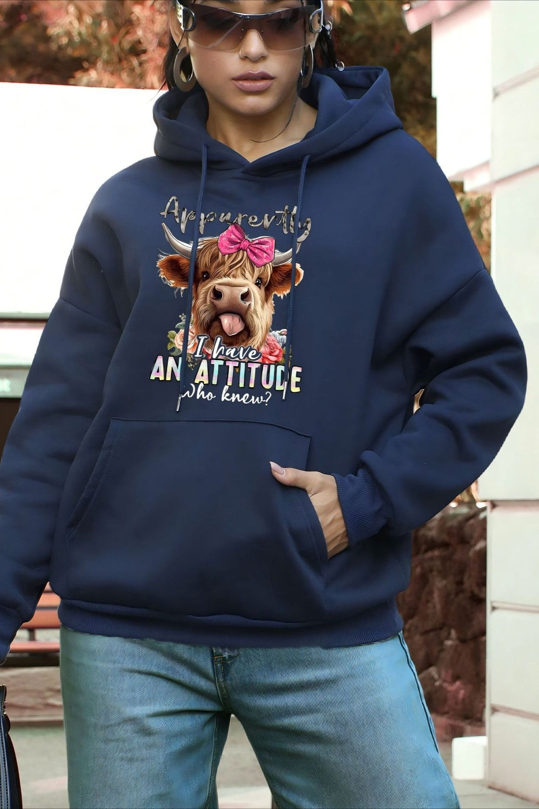 Damen Pullover Langarm Mit Leoparden-Print 2