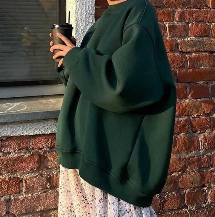 Damen Pullover Oversized Aus Premium-Stoff – Bequem Und Stilvoll