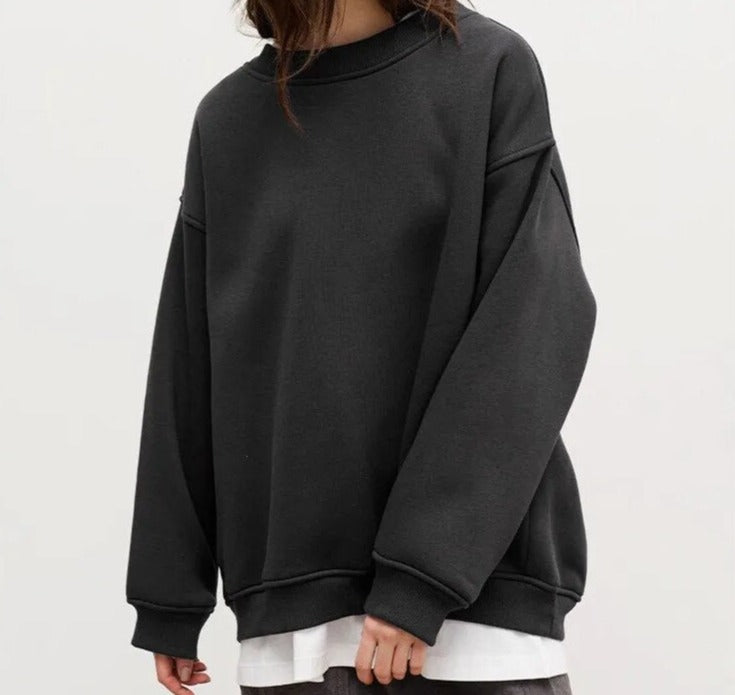 Damen Pullover Oversized Aus Premium-Stoff – Bequem Und Stilvoll