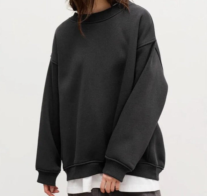 Damen Pullover Oversized Aus Premium-Stoff – Bequem Und Stilvoll
