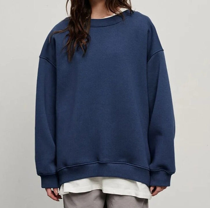 Damen Pullover Oversized Aus Premium-Stoff – Bequem Und Stilvoll
