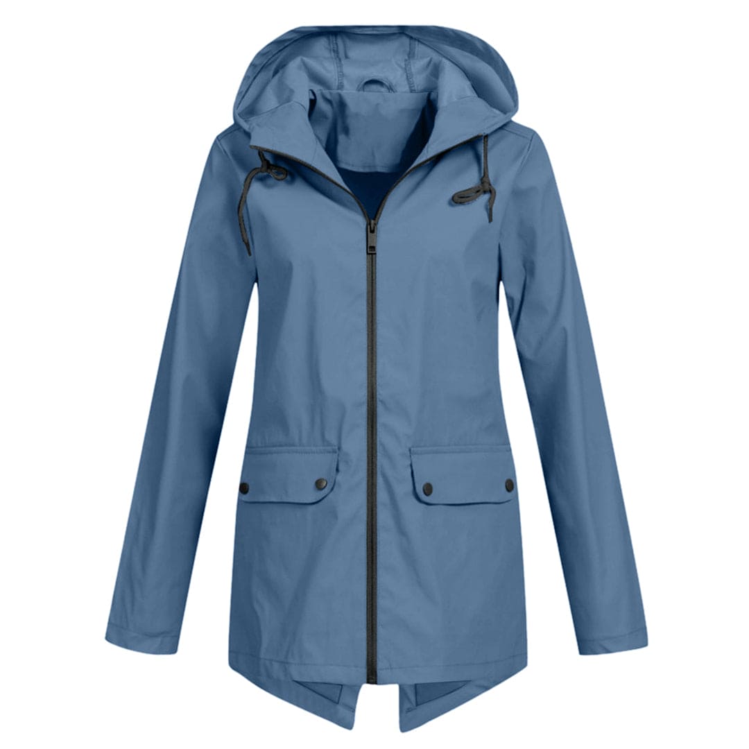 Women's Waterproof Breathable Rain Jacket With Hood