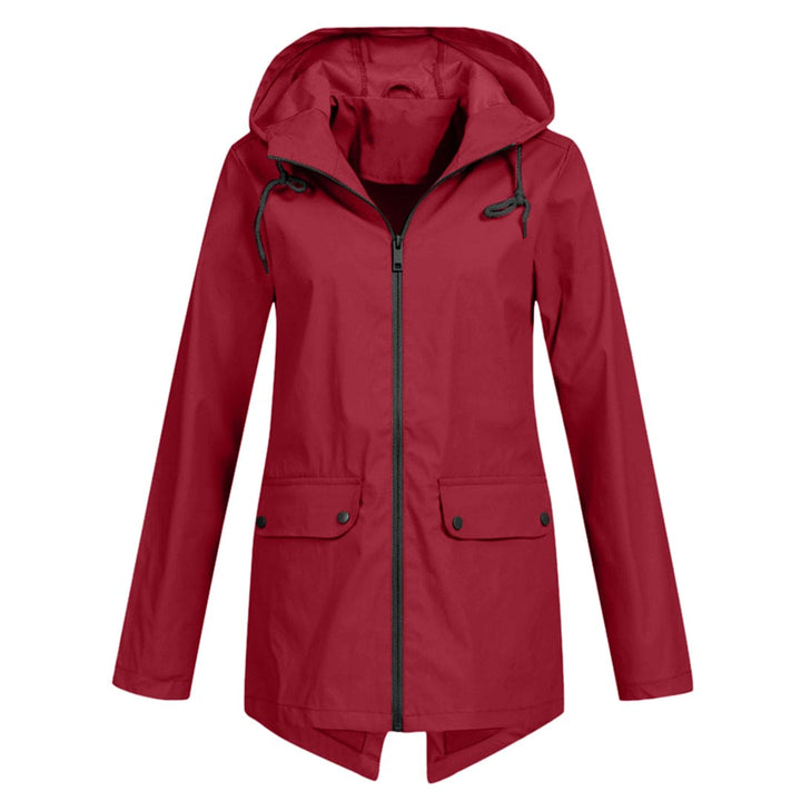 Women's Waterproof Breathable Rain Jacket With Hood