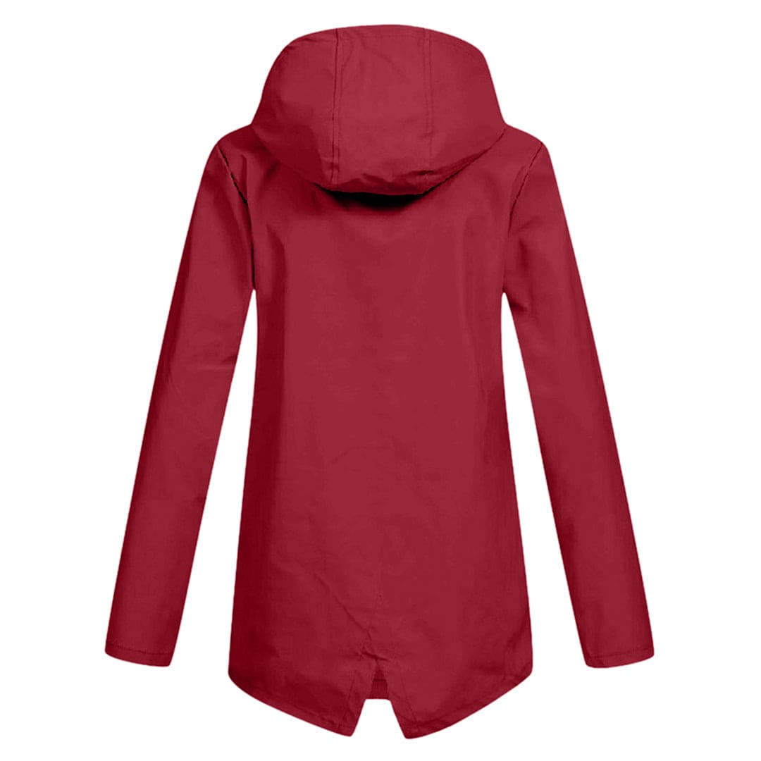 Women's Waterproof Breathable Rain Jacket With Hood
