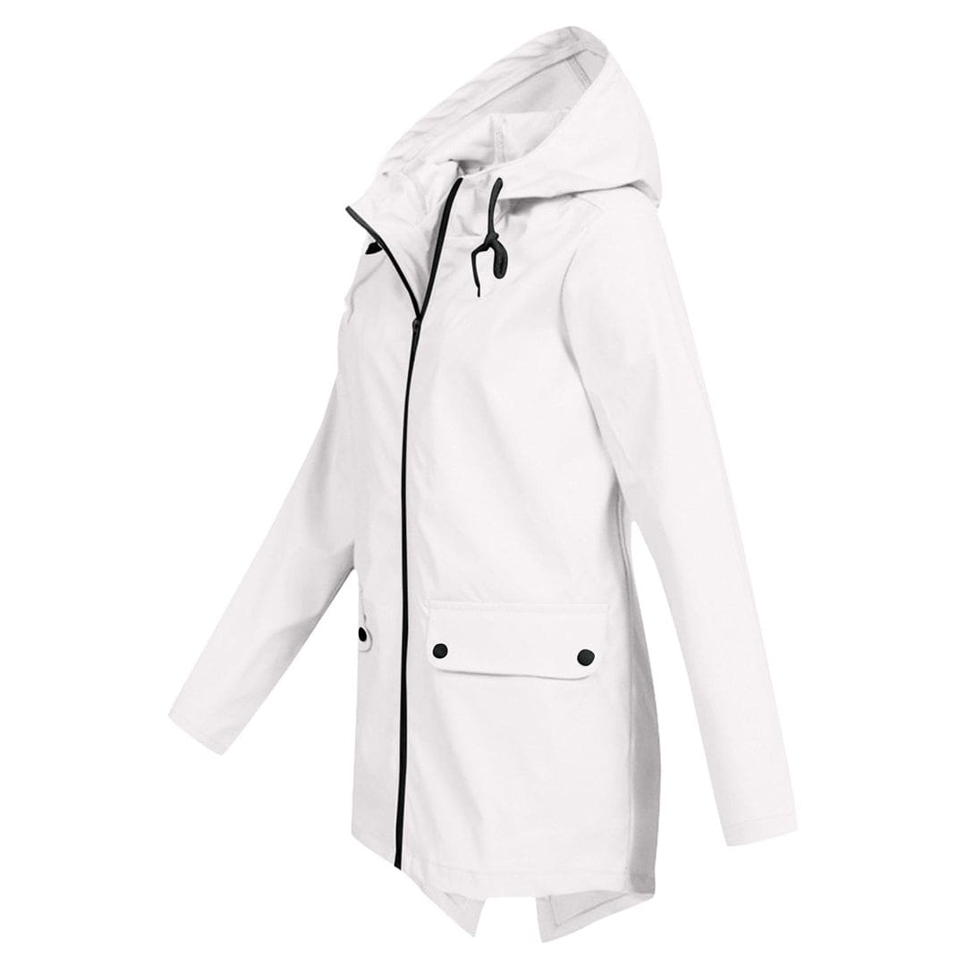 Women's Waterproof Breathable Rain Jacket With Hood