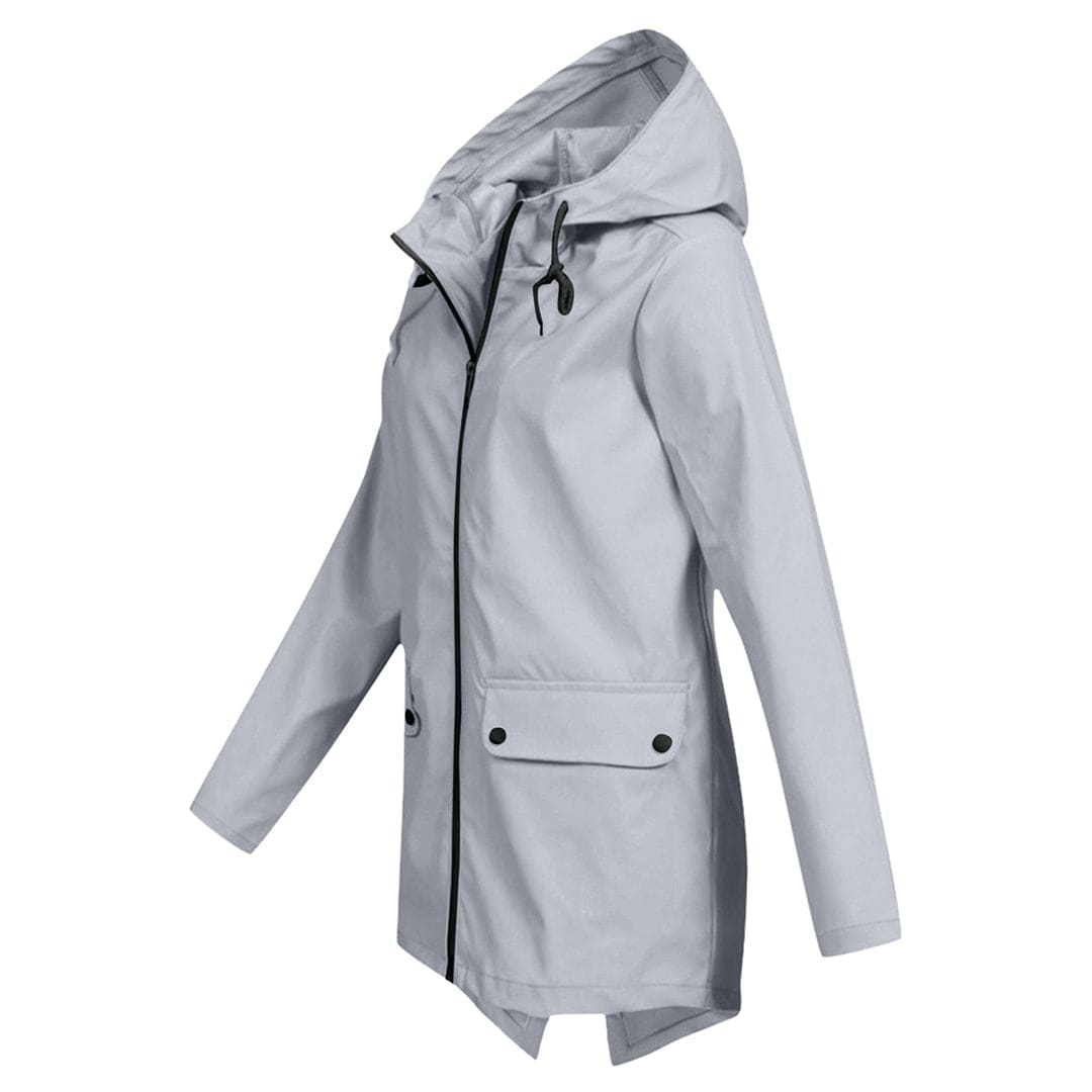 Women's Waterproof Breathable Rain Jacket With Hood