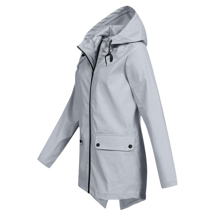 Women's Waterproof Breathable Rain Jacket With Hood