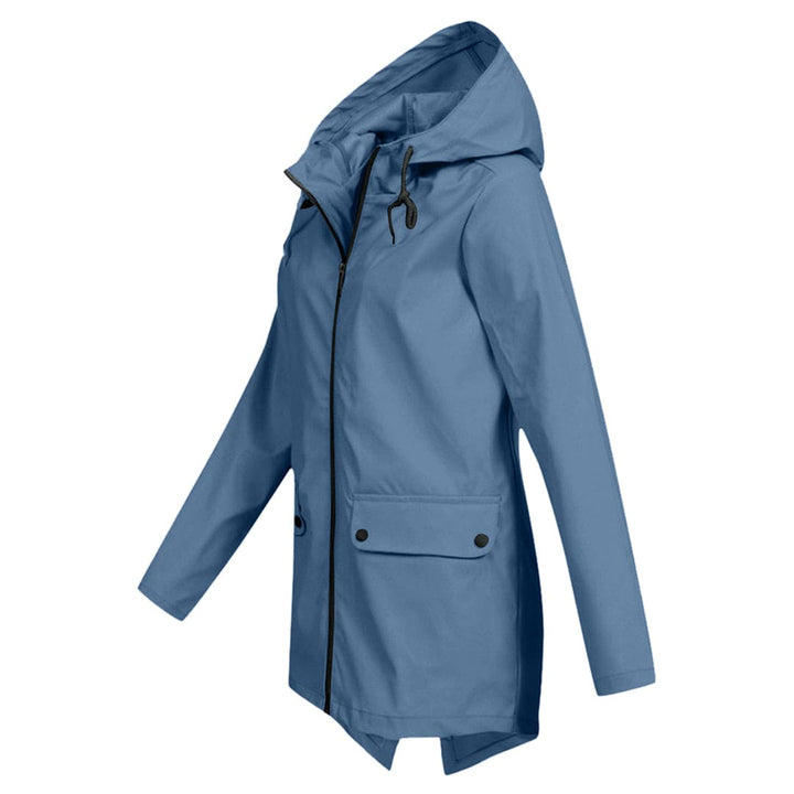 Women's Waterproof Breathable Rain Jacket With Hood