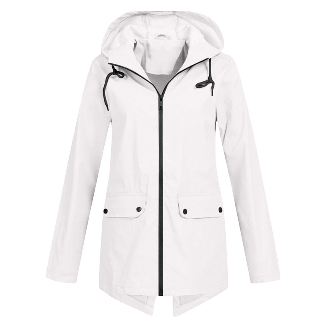 Women's Waterproof Breathable Rain Jacket With Hood