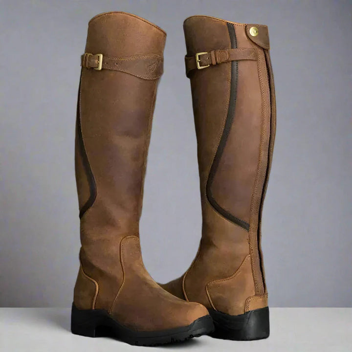Women's Riding Boots Ergonomic Faux Leather Sporty-Classic
