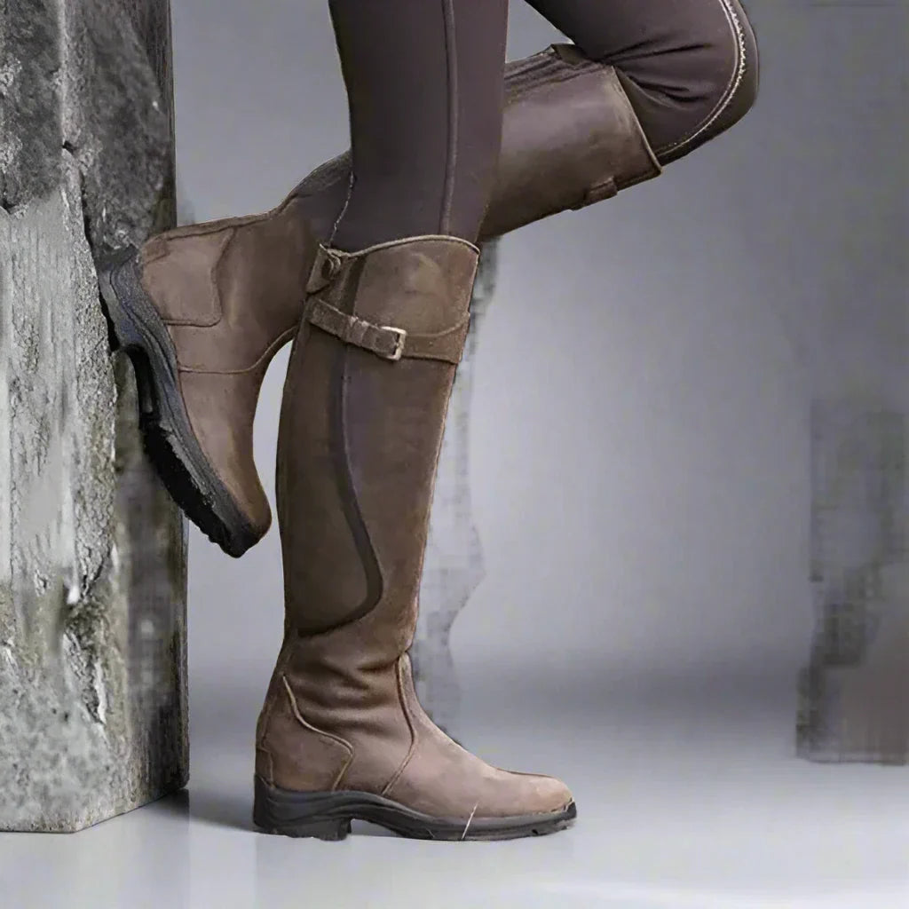 Women's Riding Boots Ergonomic Faux Leather Sporty-Classic
