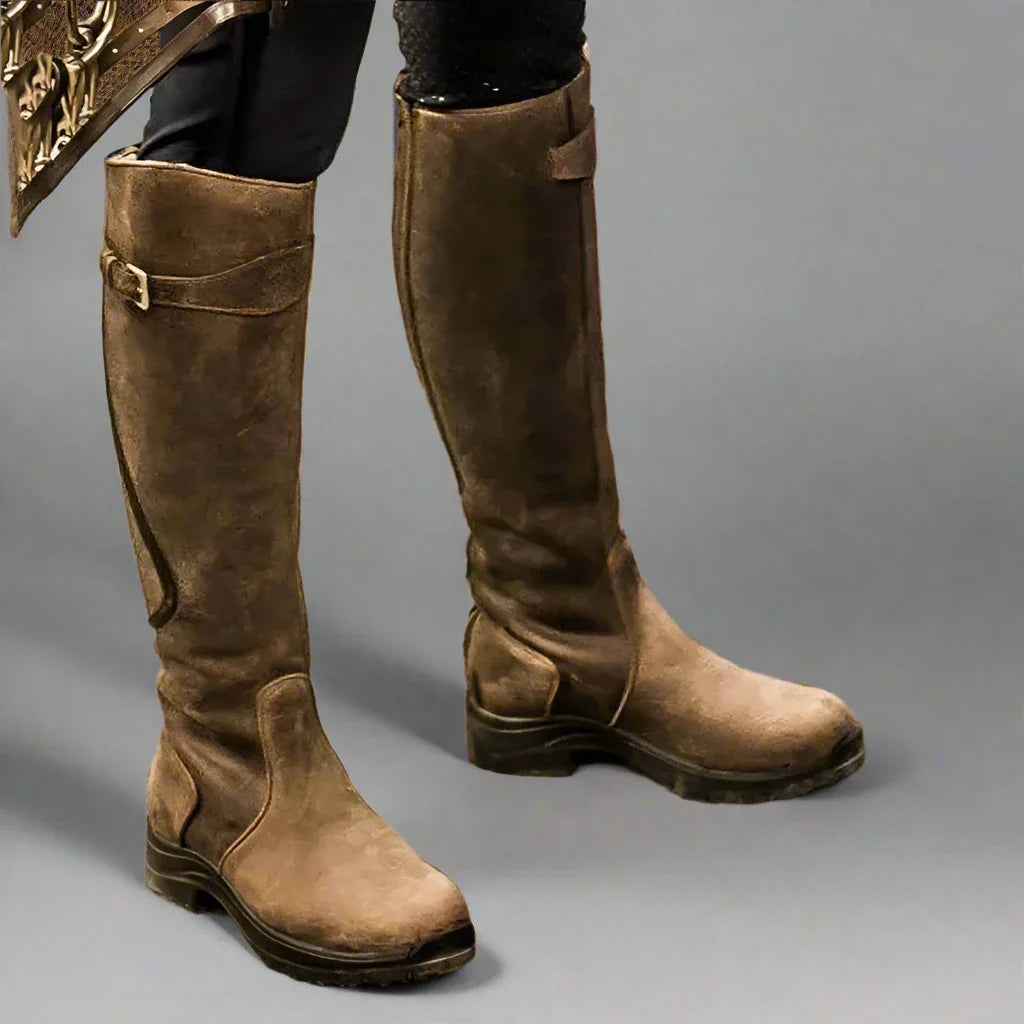 Women's Riding Boots Ergonomic Faux Leather Sporty-Classic