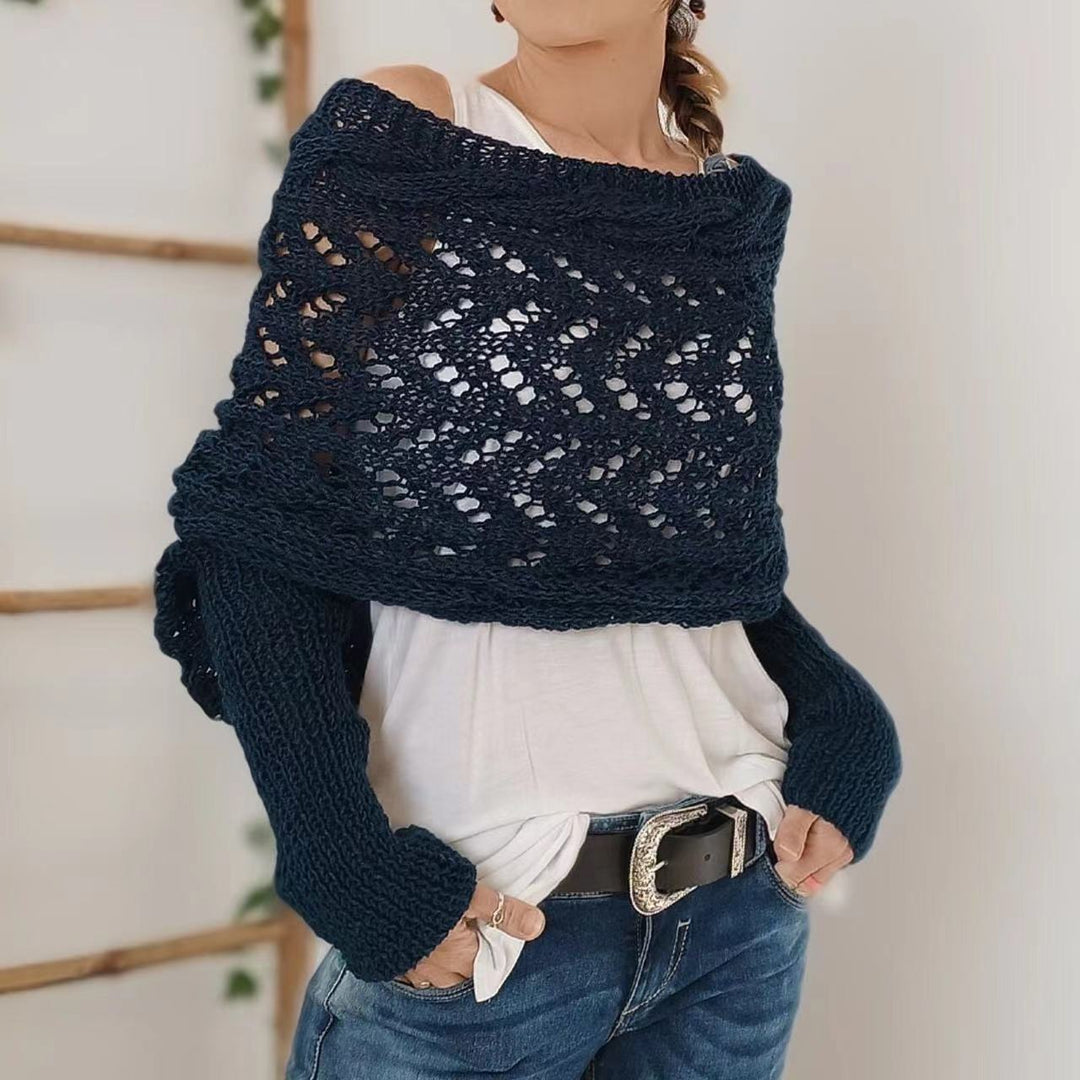Damen Schal Gewebt Eleganter Überwurf aus Hochwertigem Material