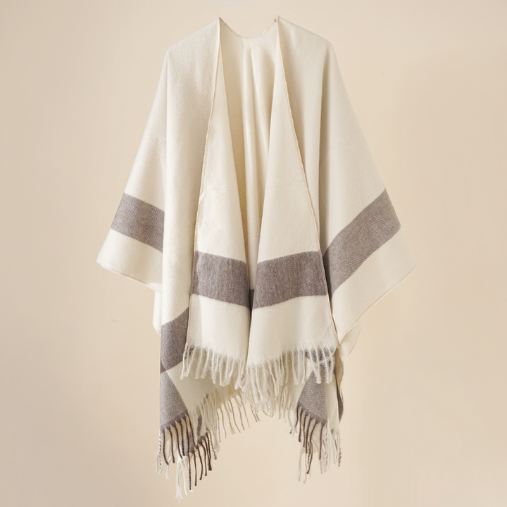 Damen Schal Mit Quasten Aus Hochwertigem Stoff – Vielseitig Und Elegant