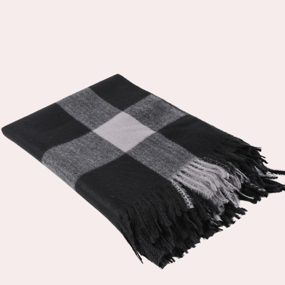 Damen Schal Mit Quasten Aus Hochwertigem Stoff – Vielseitig Und Elegant